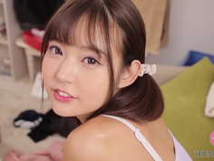 Finally, she's getting a job! Lovely-dovey sex life with still slopy but cute Nana Ayano - Intro